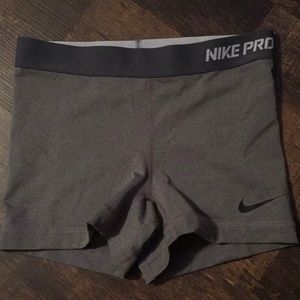 Nike Pro Shorts. Size Small. Grey. Like new.